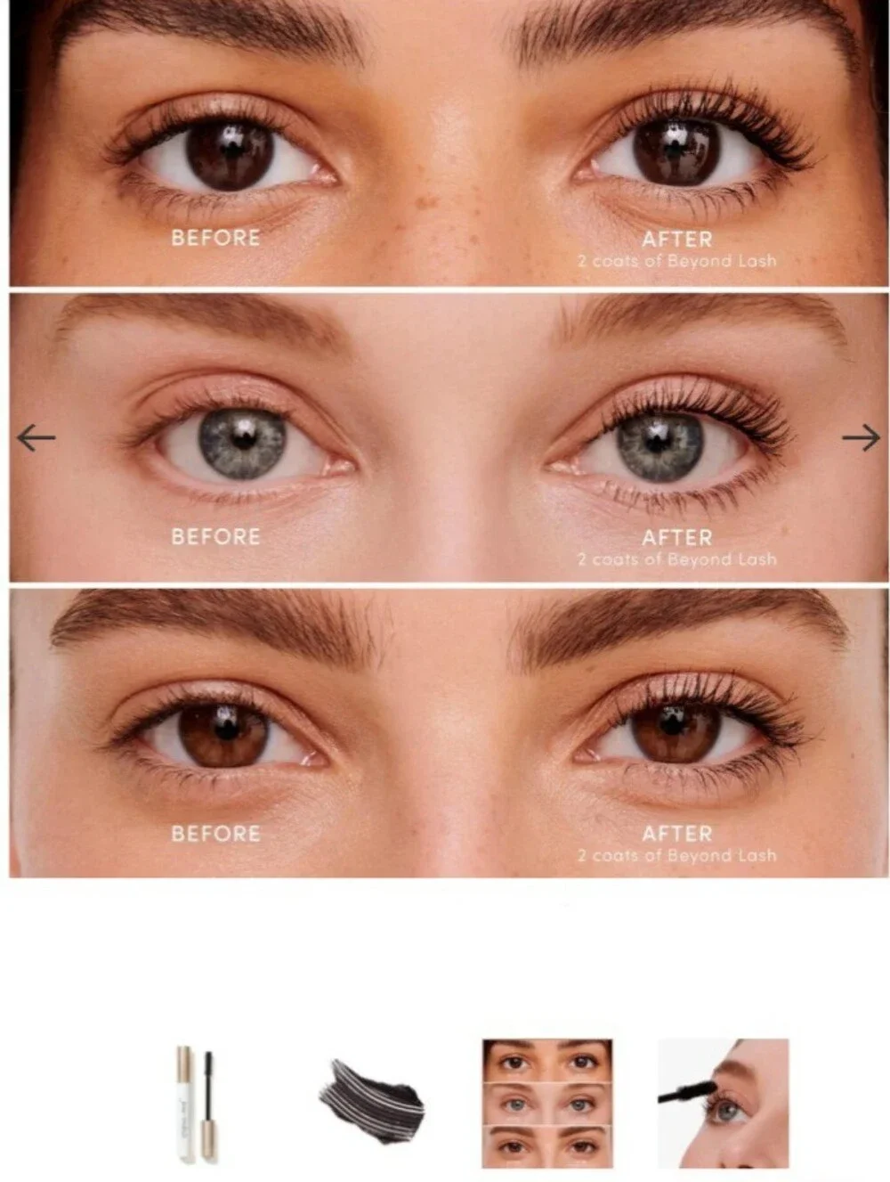 🎉2•$20/3•$28🎉 JANE IREDALE Beyond Lash Volumizing Mascara In Black Ink